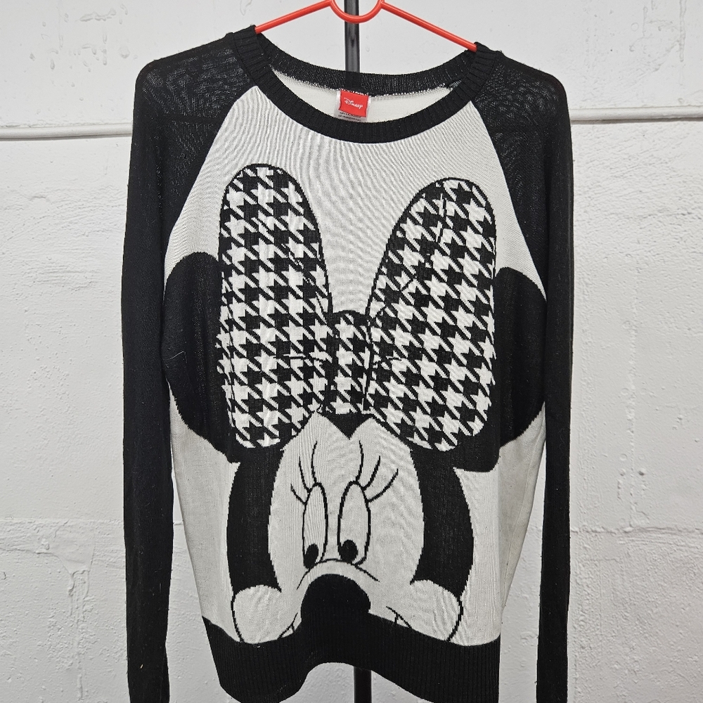 Disney Minnie Mouse Houndstooth Bow